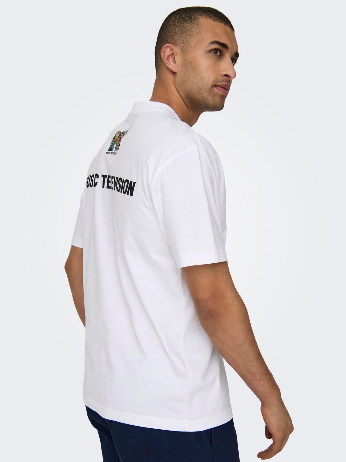 ONSMTV T-shirt Bright White