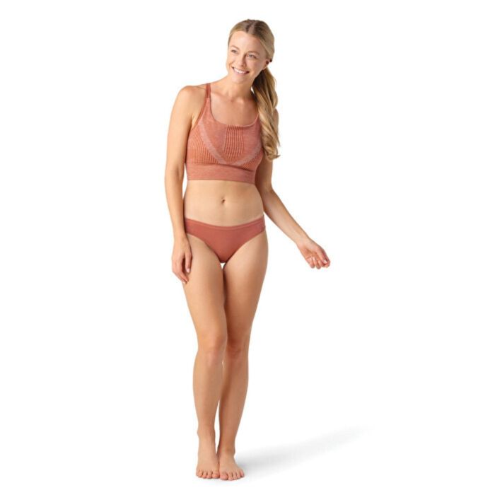 Smartwool Dame BH Intraknit Strappy Bra Pink