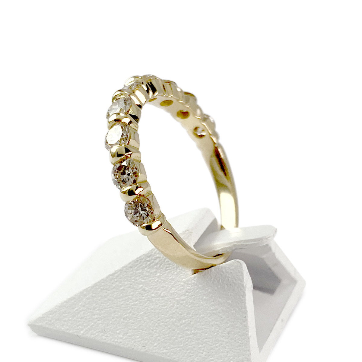 Bague d'occasion or 750 jaune diamants