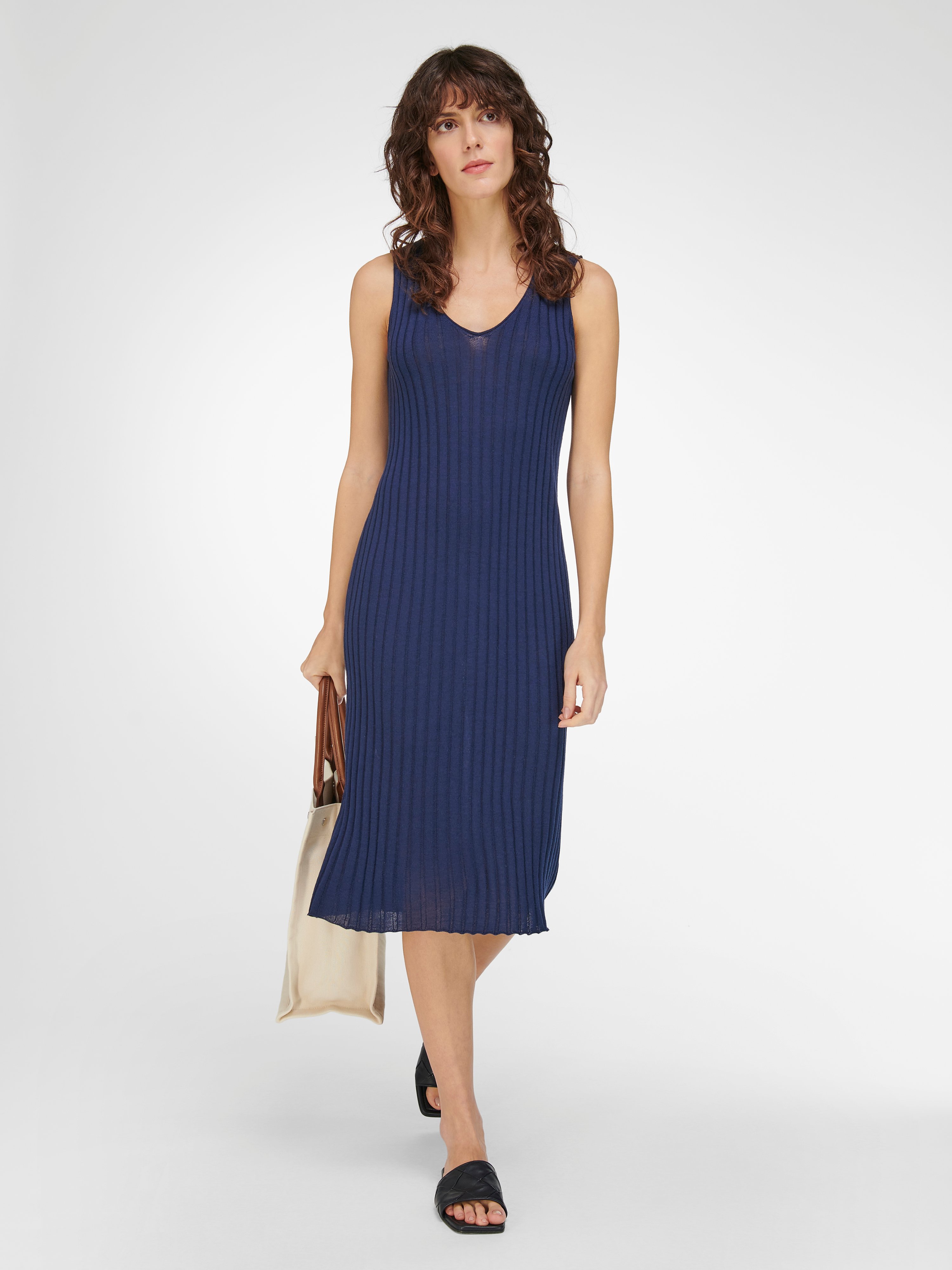 Ärmelloses Strickkleid