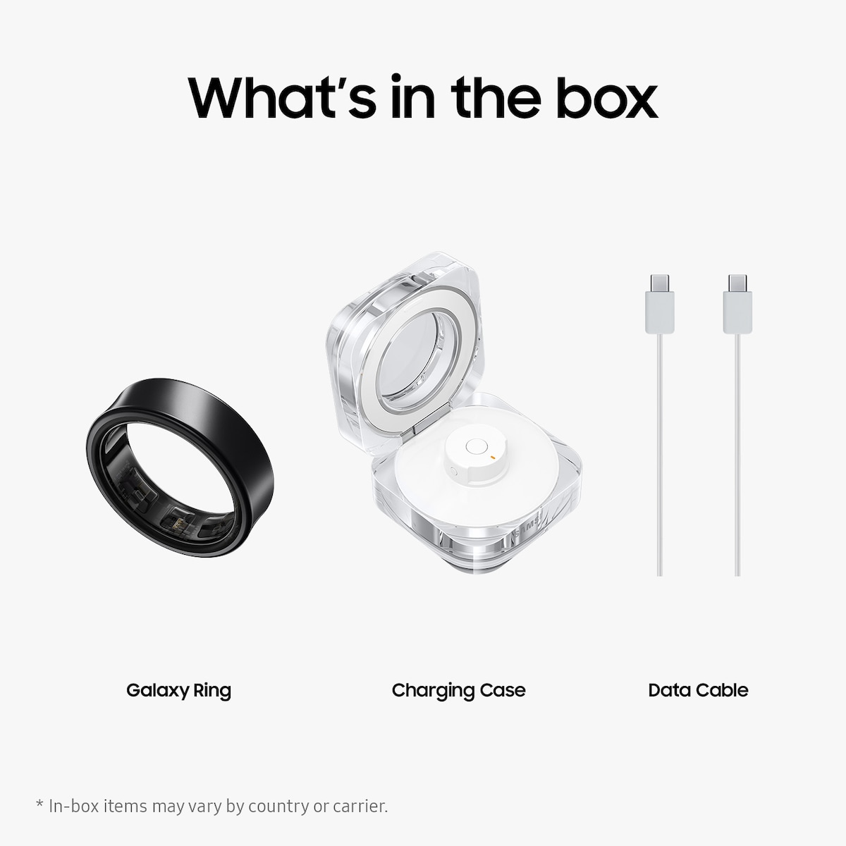 Samsung Galaxy Ring smartring Størrelse 9 (sort)