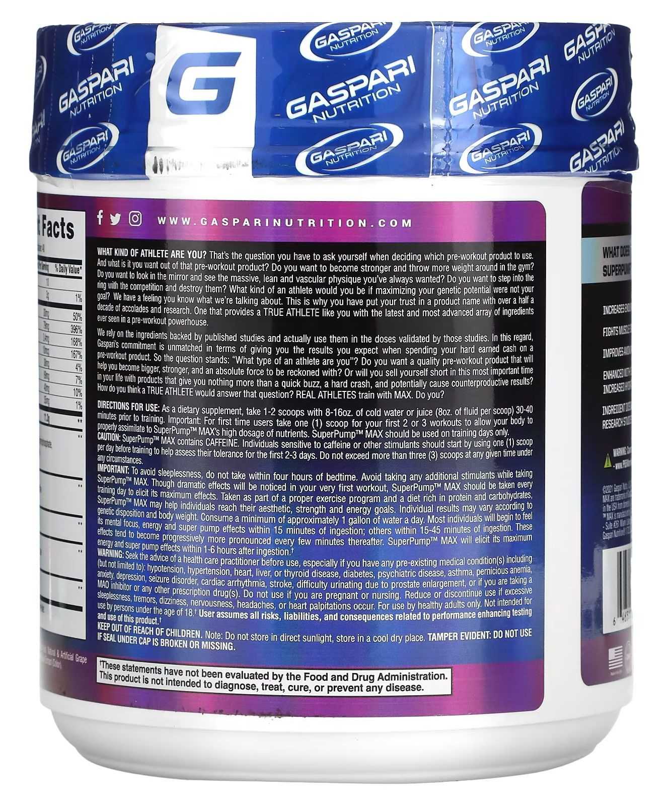 Gaspari Nutrition SuperPump Max 640 g