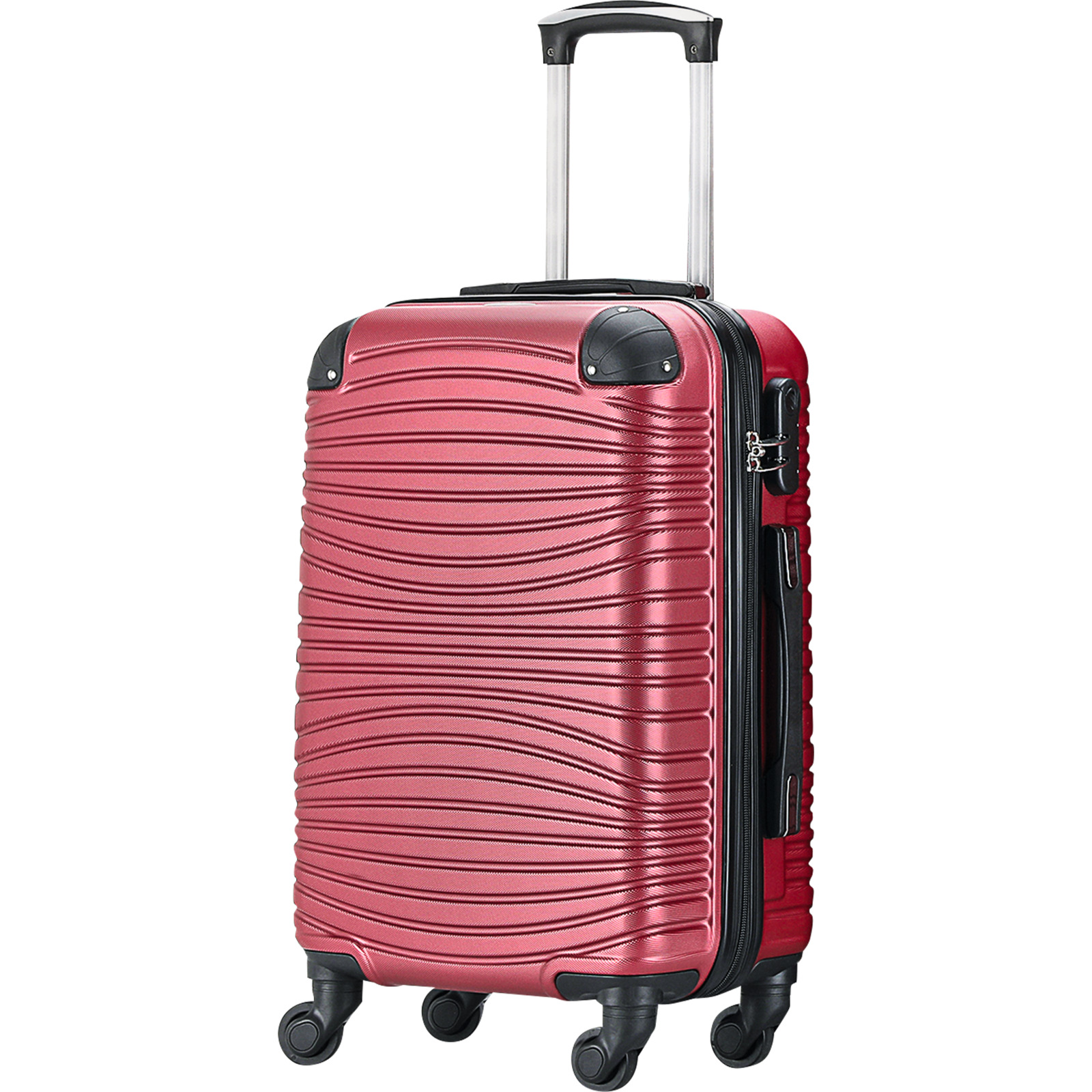 Schalenkoffer Mila S 57cm, ABS dunkelrot