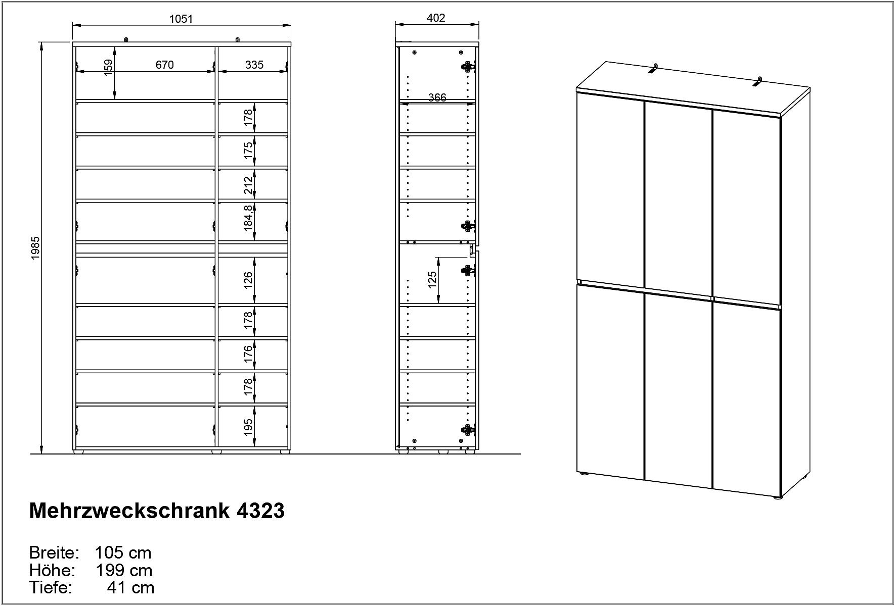 Mehrzweckschrank