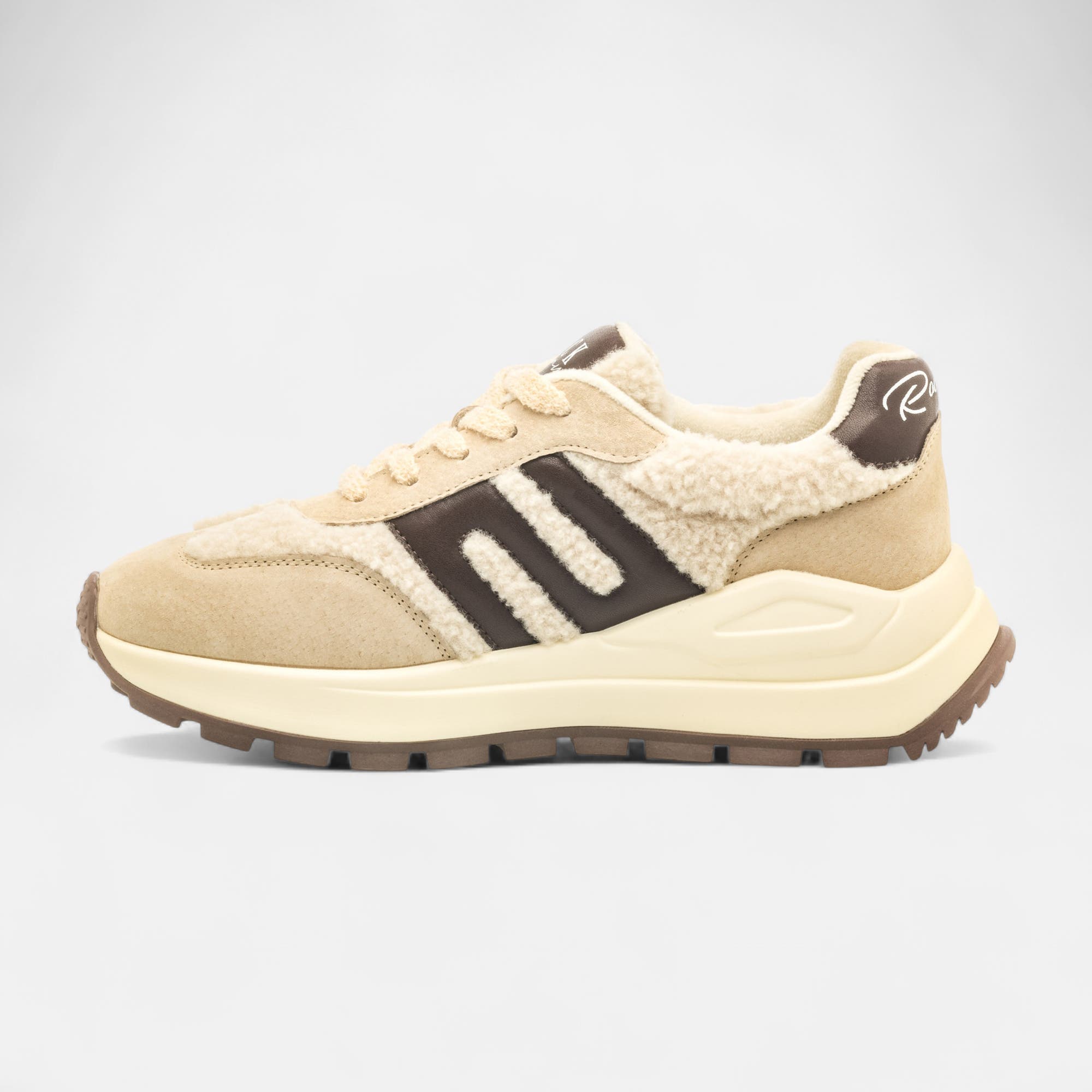 Baskets basses Femme beige