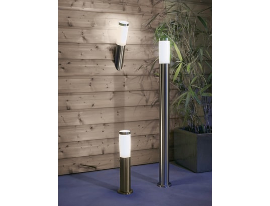 BRILLIANT - Eclairage pour chemin Borne extérieure e27 max 10w inox chorus