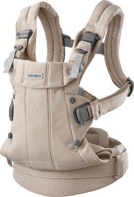 BabyBjörn Harmony Bæresele Vevd, Light Beige Melange