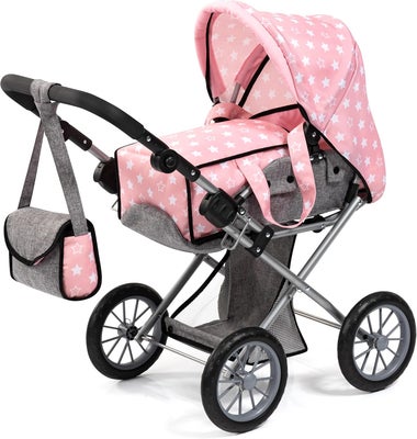 Bayer Design Combi Dukkevogn City, Grå/Rosa