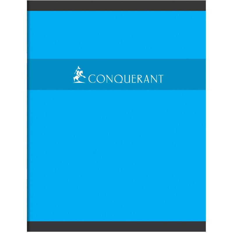 Cahier piqué Conquérant Sept 17 x 22 cm grands carreaux 96 pages