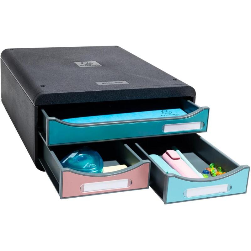 Module de classement Small Box 3 tiroirs Skandi - Couleurs assorties