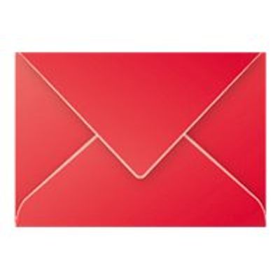Pollen - 20 Enveloppes - 75 x 100 mm - 120 g/m² - rouge groseille
