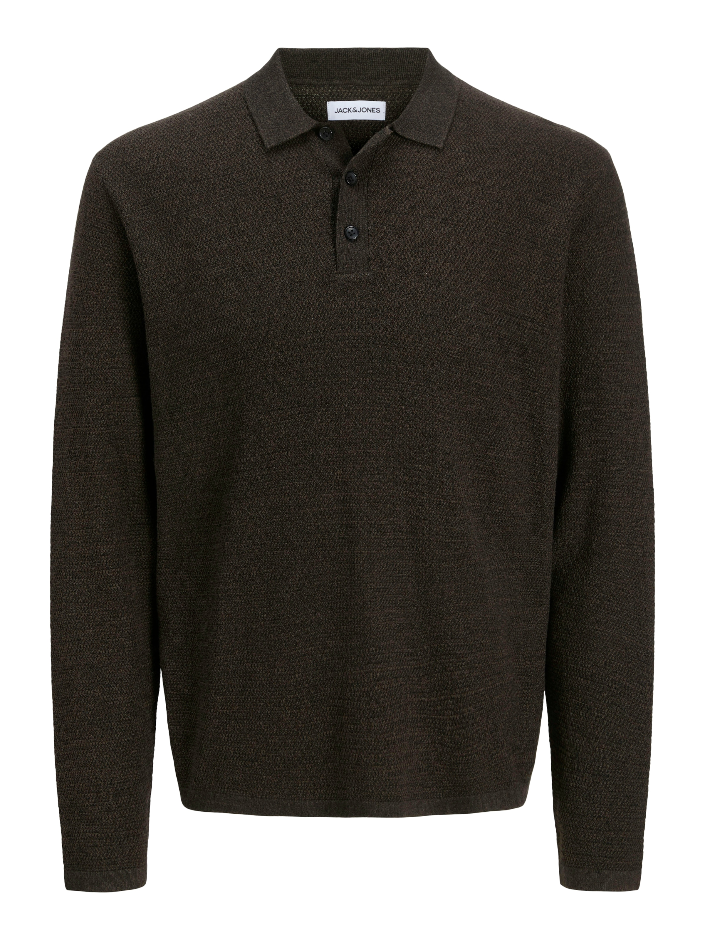 Jack & Jones Strickpullover »JJEGEORGE KNIT POLO LS SN«