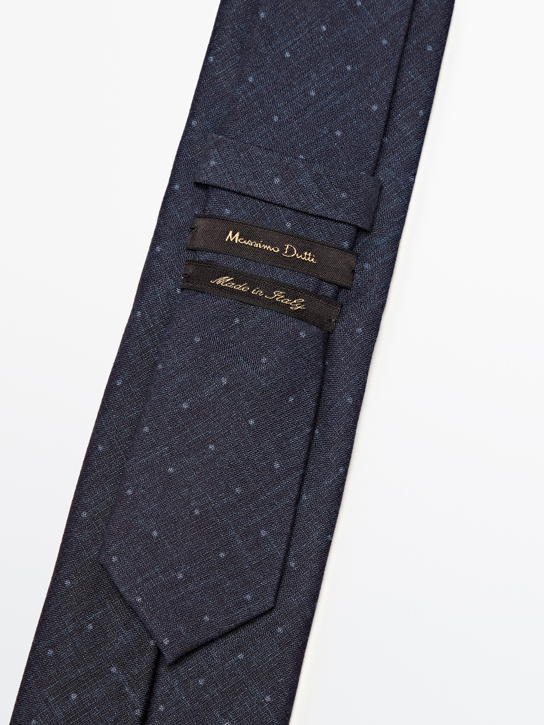 Gravata Topos 100% seda - AZUL MARINHO