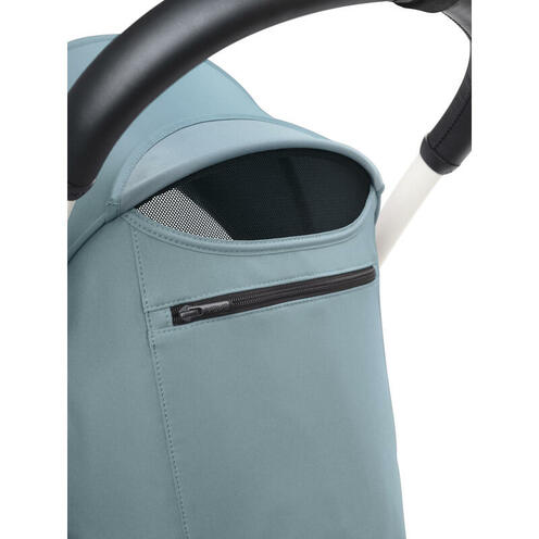 Poussette YOYO 3 Pack 0+ et 6+ Aqua / Cadre Blanc - STOKKE