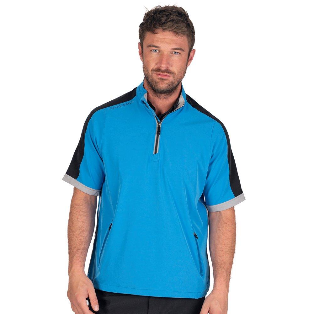 Island Green IslandGreen Golf Short Sleeve Ultra Light Windstopper Top Mens
