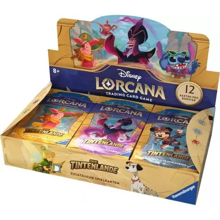 Ravensburger Disney Lorcana: Die Tintenlande - Display mit 24 Booster Packs (Deutsch)