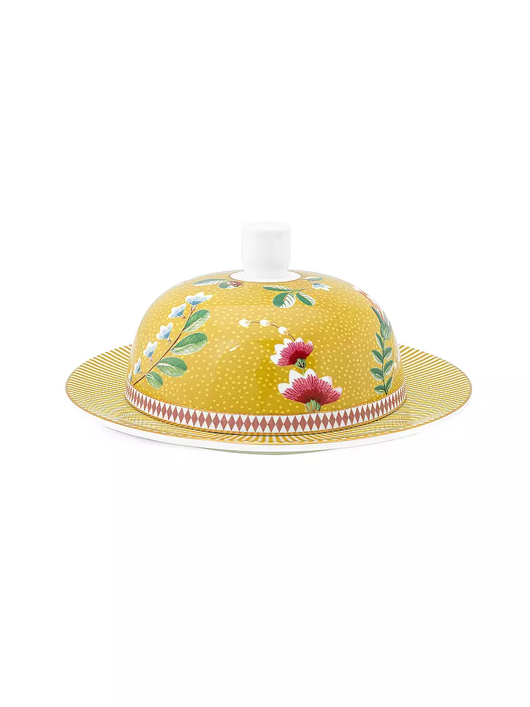 PIP STUDIO Butterdose rund LA MAJORELLE 17x8cm Gelb gelb