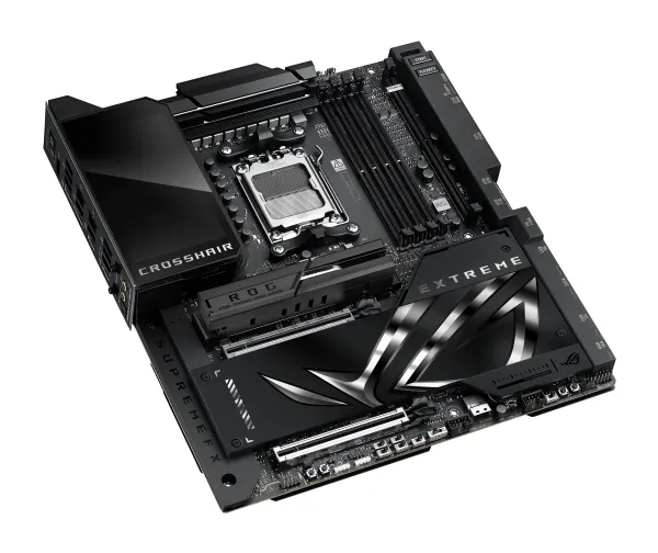 ASUS ROG CROSSHAIR X870E EXTREME - Bundkort - ATX - Socket AM5 - AMD X870E Chipset - USB4, USB-C 3.2 Gen2, USB 3.2 Gen 2, USB-C 3.2 Gen 2x2, USB 3.2 Gen 1 - Wi-Fi 7, Bluetooth, 5 Gigabit Ethernet, 10 Gigabit LAN - onboard grafik (CPU påkrævet) - HD A