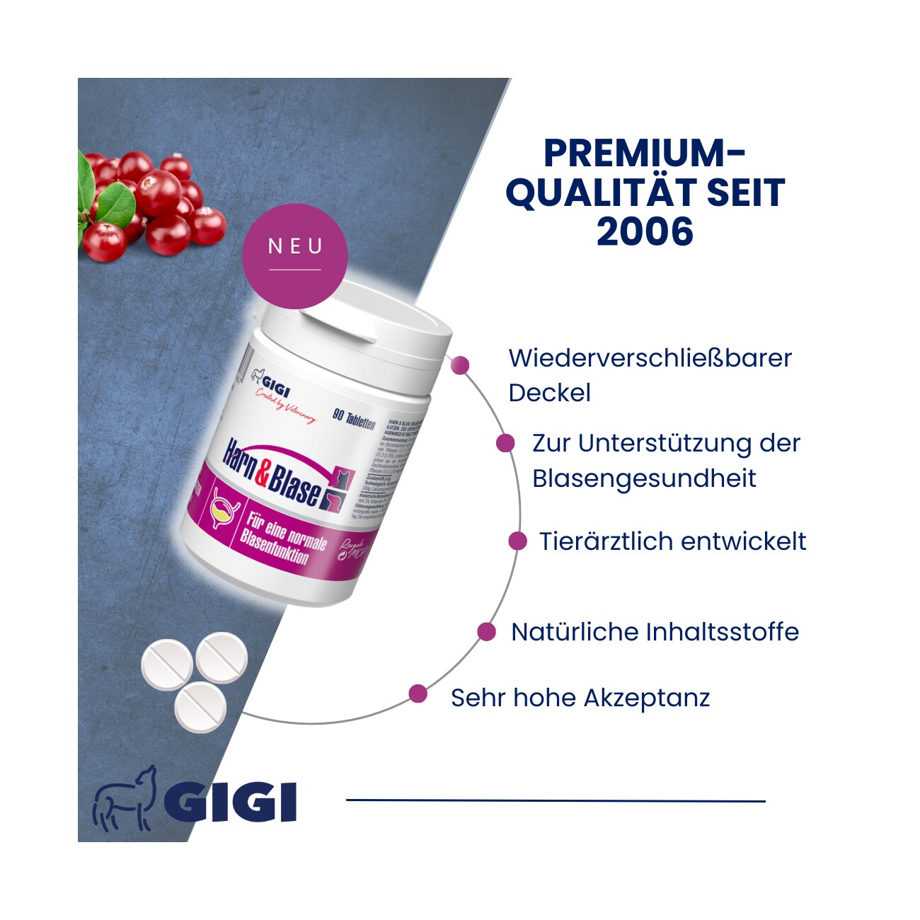 GIGI VET Harn & Blase 28 Stück