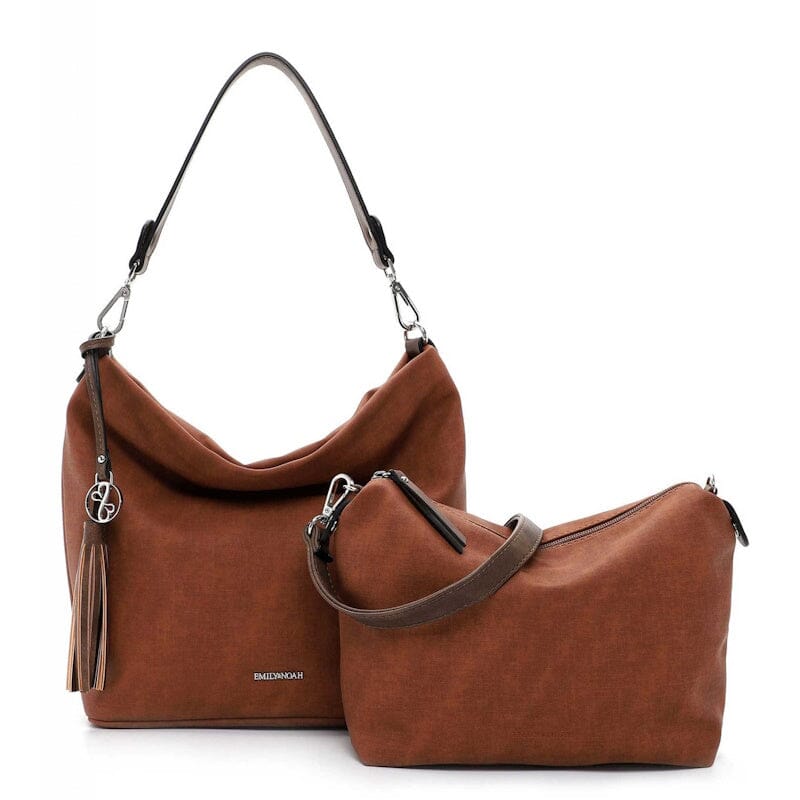 Emily & Noah Elke Bag in Bag Buidel Cognac