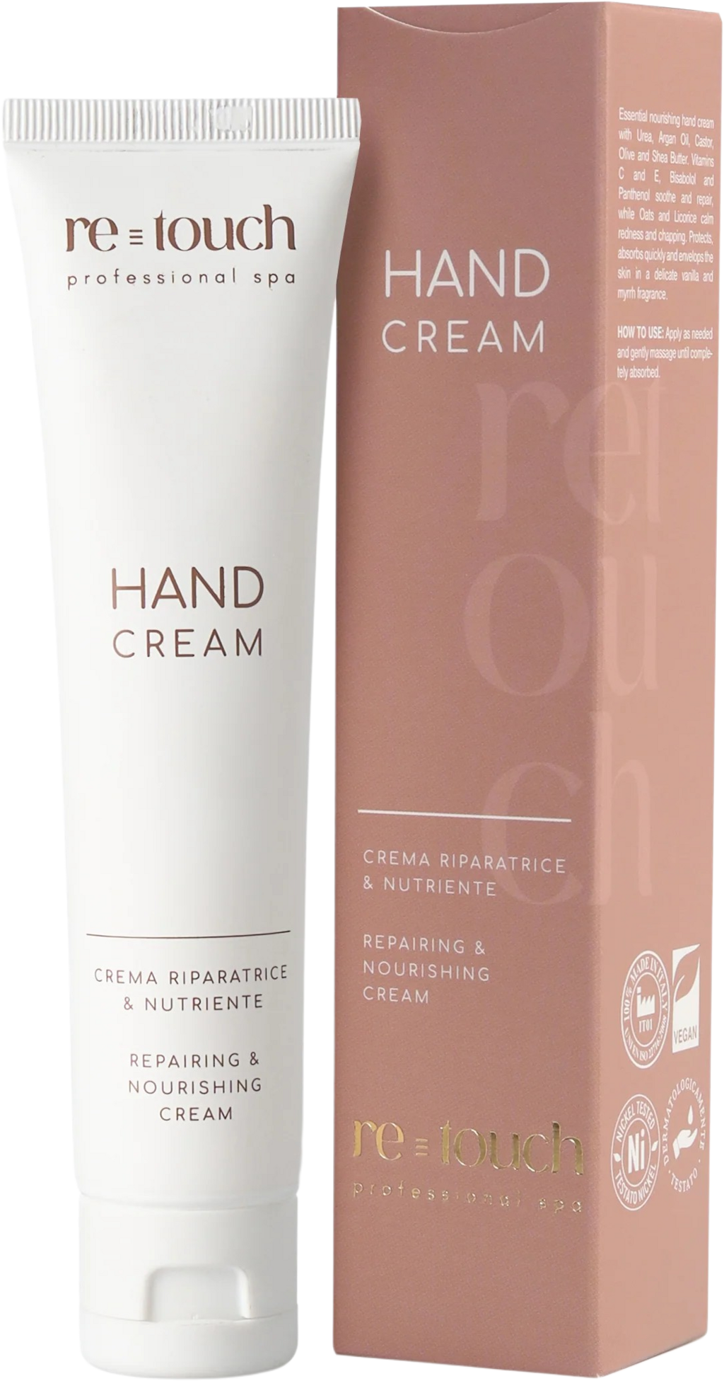 ETEREA Cosmesi Naturale  re-touch Hand Cream, 75 ml