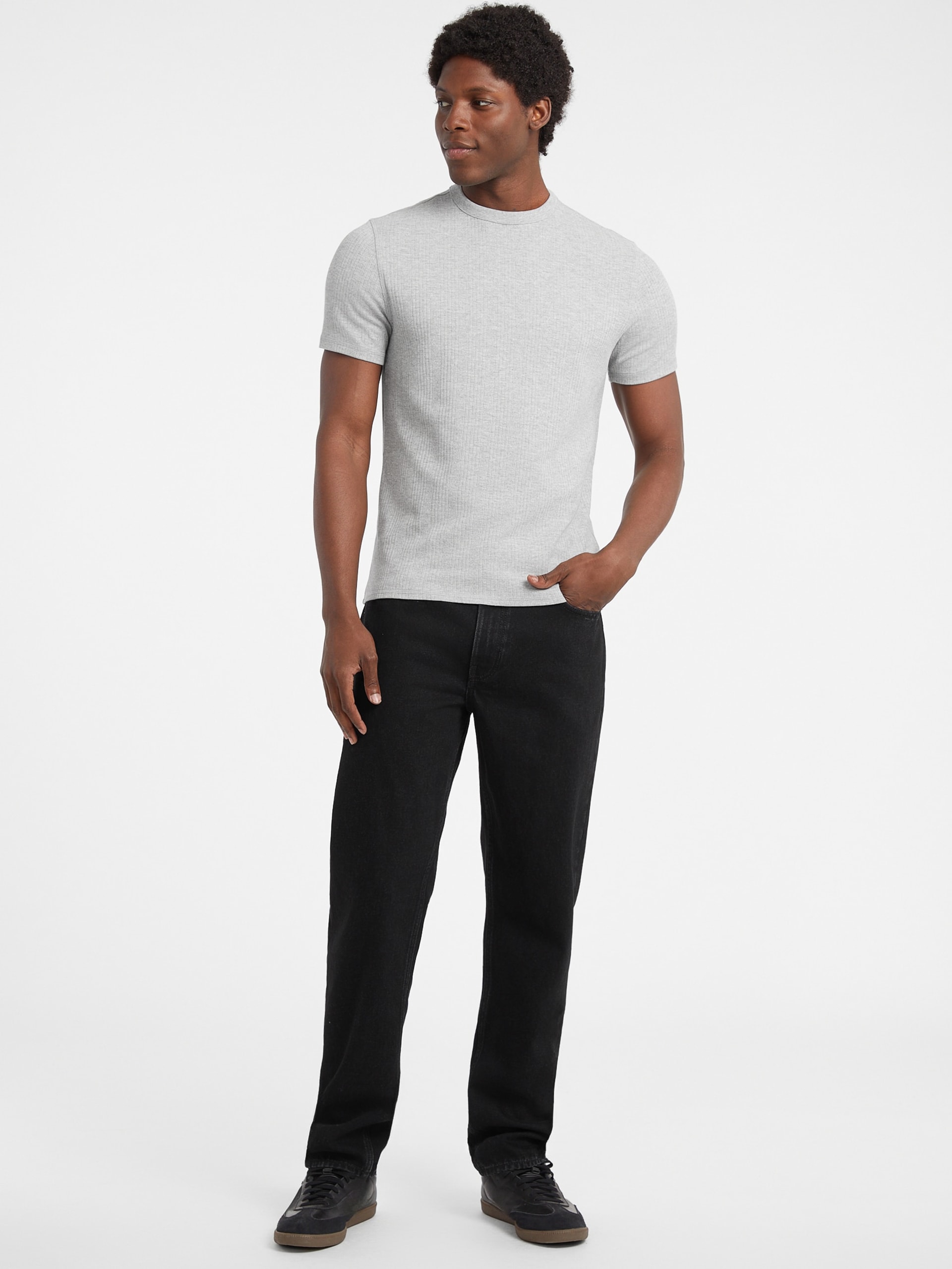 Camiseta Slim Variegated Rib
