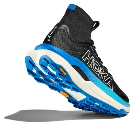 Chaussures Trail Hoka Tecton X 3 Noir/Bleu Femme