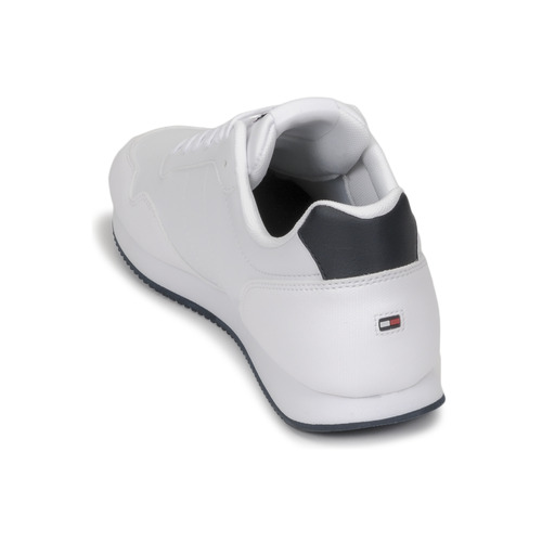 Tommy Hilfiger - CORE LO RUNNER PU LTH - Blanc / Rouge / Marine