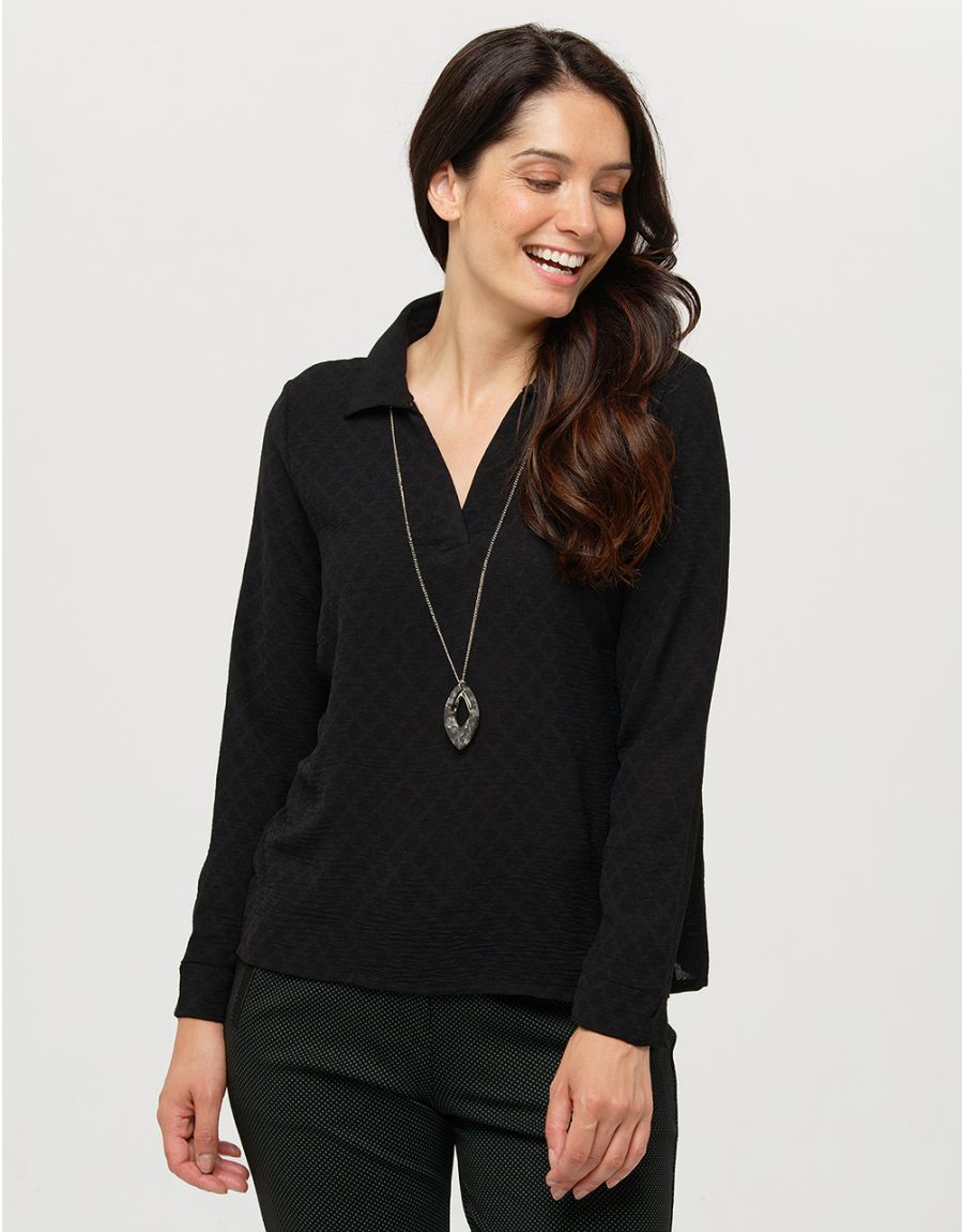 Blouse fluide noire