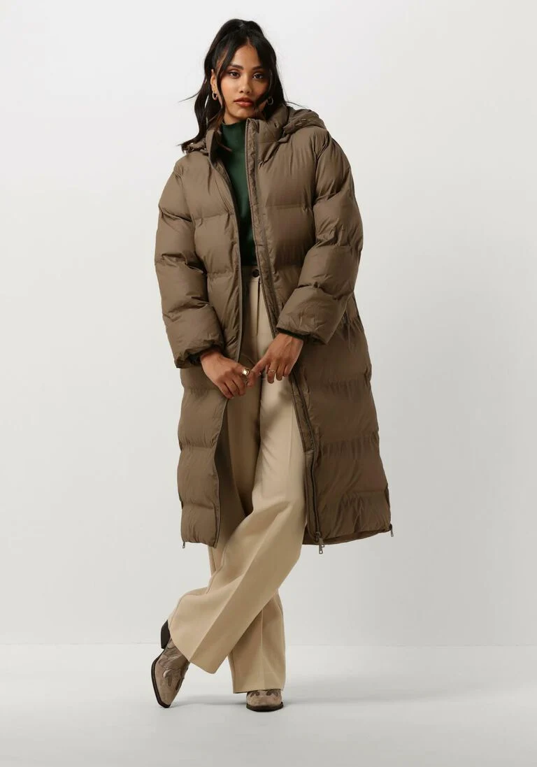 NEO NOIR taupe neo noir gewatteerde jas viviana c puffer jacket