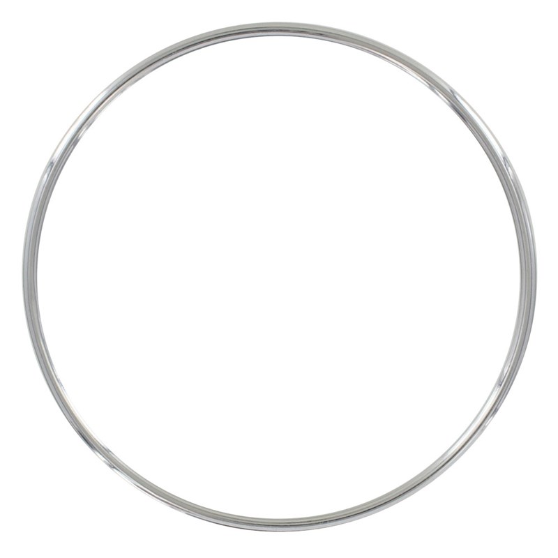Bracelet Argent Rhodié Jonc Très Fin Rond 6,2cm