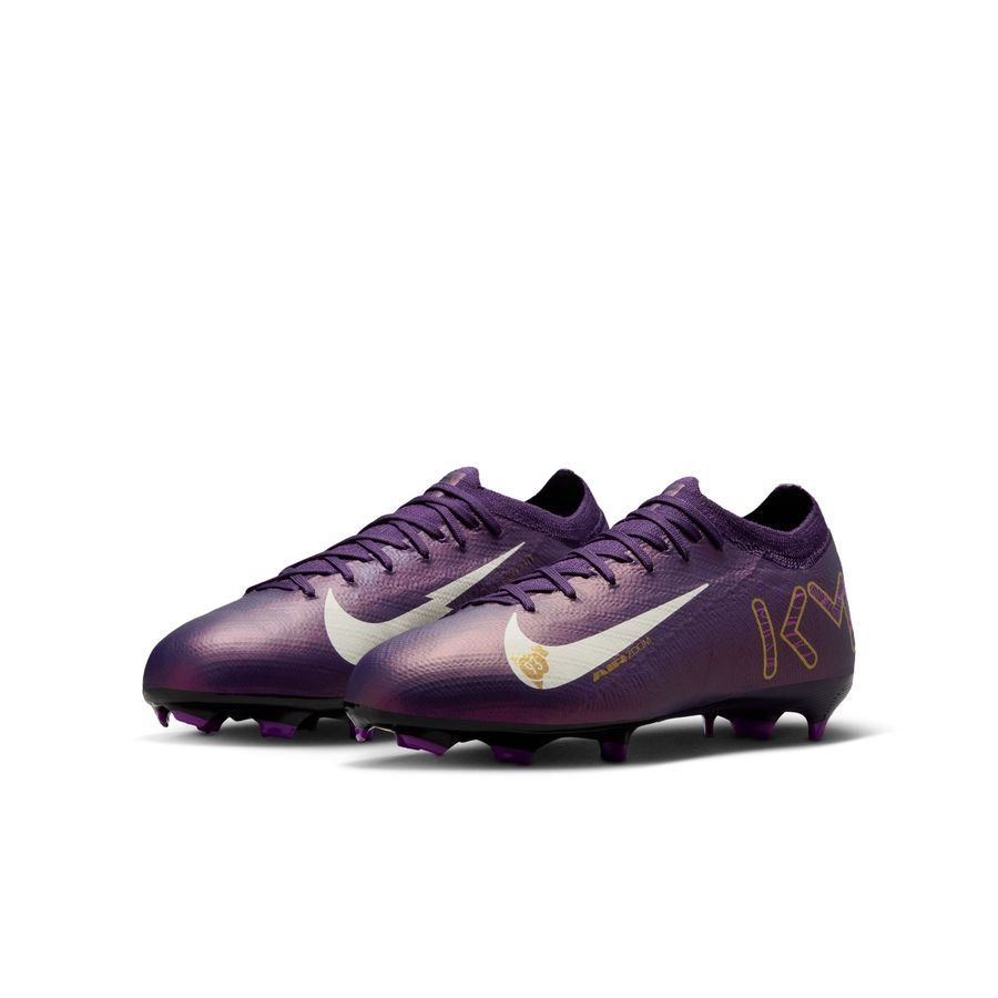 Nike Air Zoom Mercurial Vapor 16 Pro FG Mbappé Personal Edition - Violet/Blanc Enfant