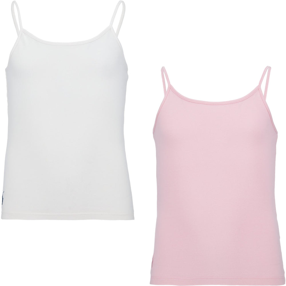 Køb Polo Ralph Lauren Carmel Pink 2-Pak Polo Camisole