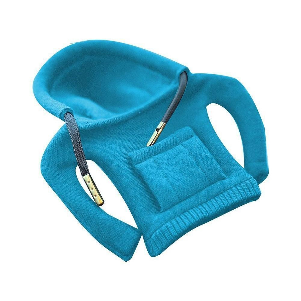Universal Auto Schaltknauf Abdeckung Schalthebel Hoodie Schutz Überzug - Blau