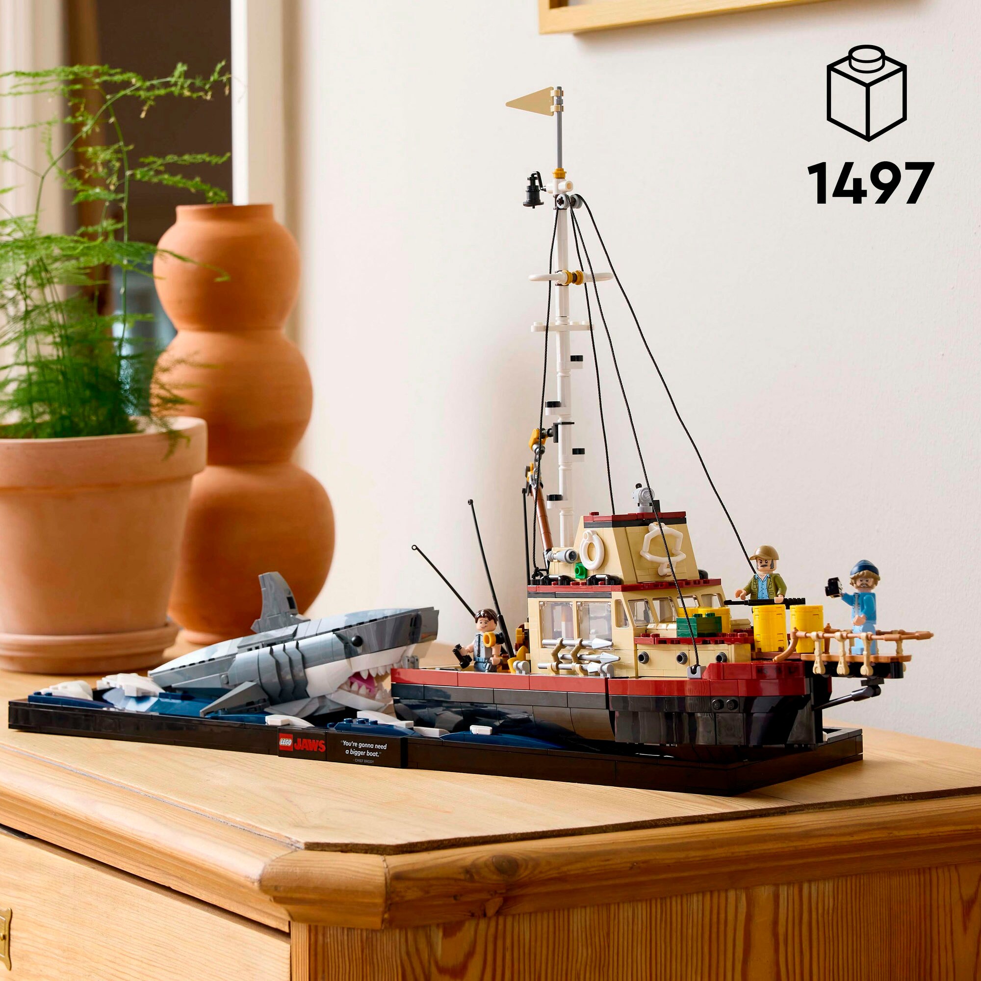 LEGO Konstruktionsspielzeug Ideas Der weiße Hai