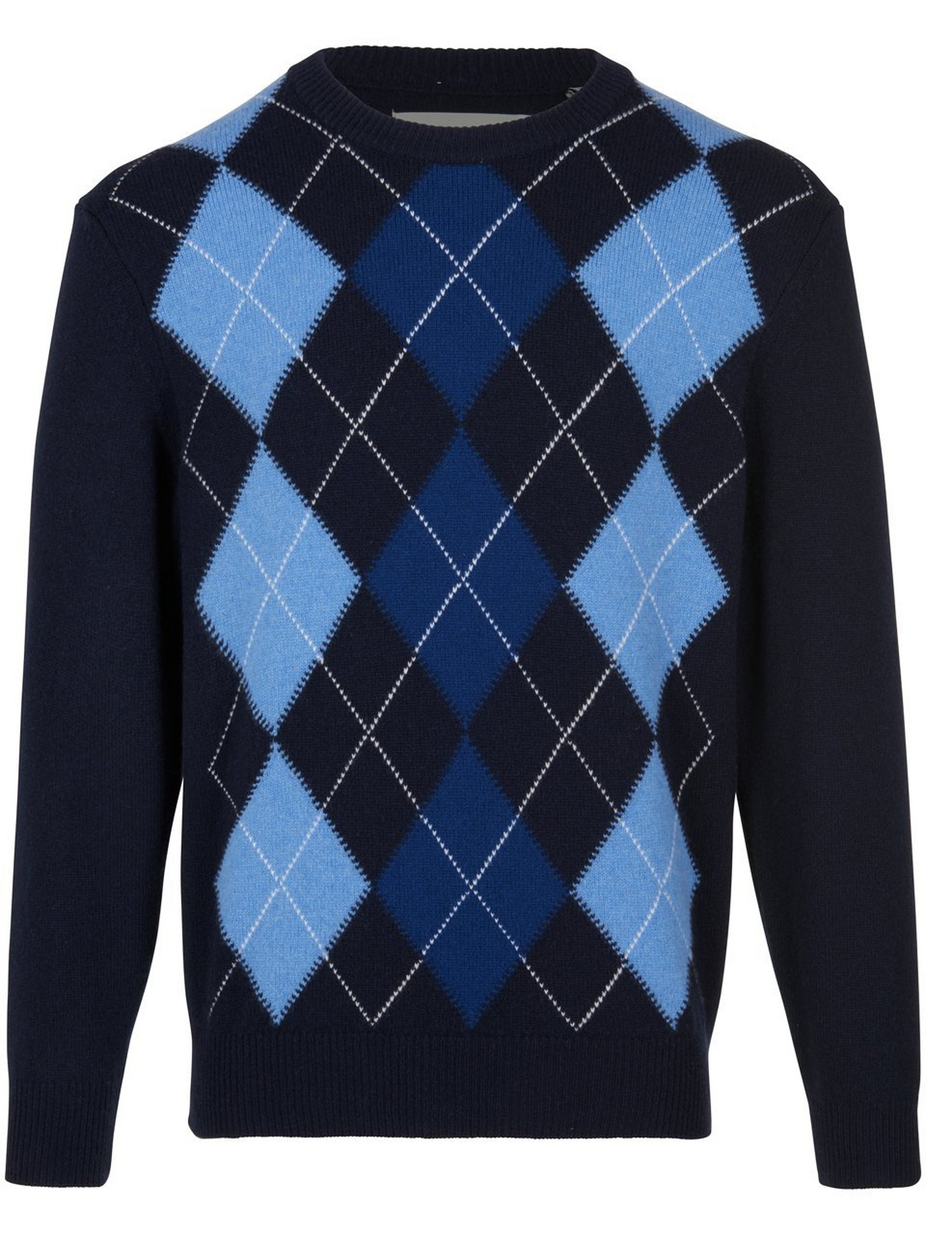 Rundhals-Pullover ARGYLE C- NECK