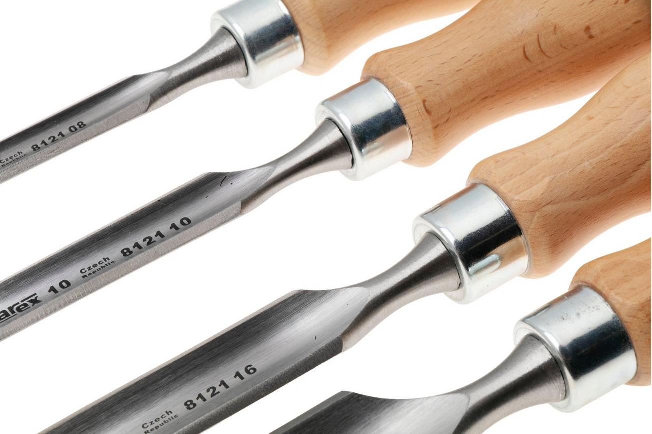 Narex Wood Line Profi Gouge Set 863510, gutsenset 8-10-16-26 mm, 4-delig