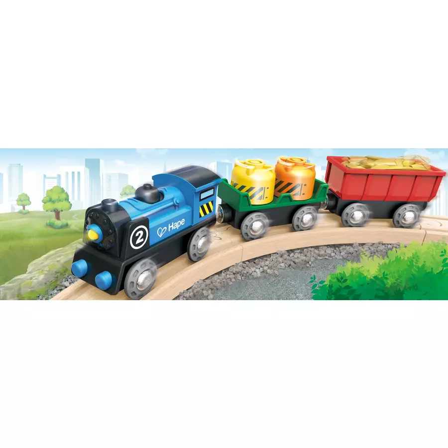 Hape Güterzug mit Batterieantrieb E3720