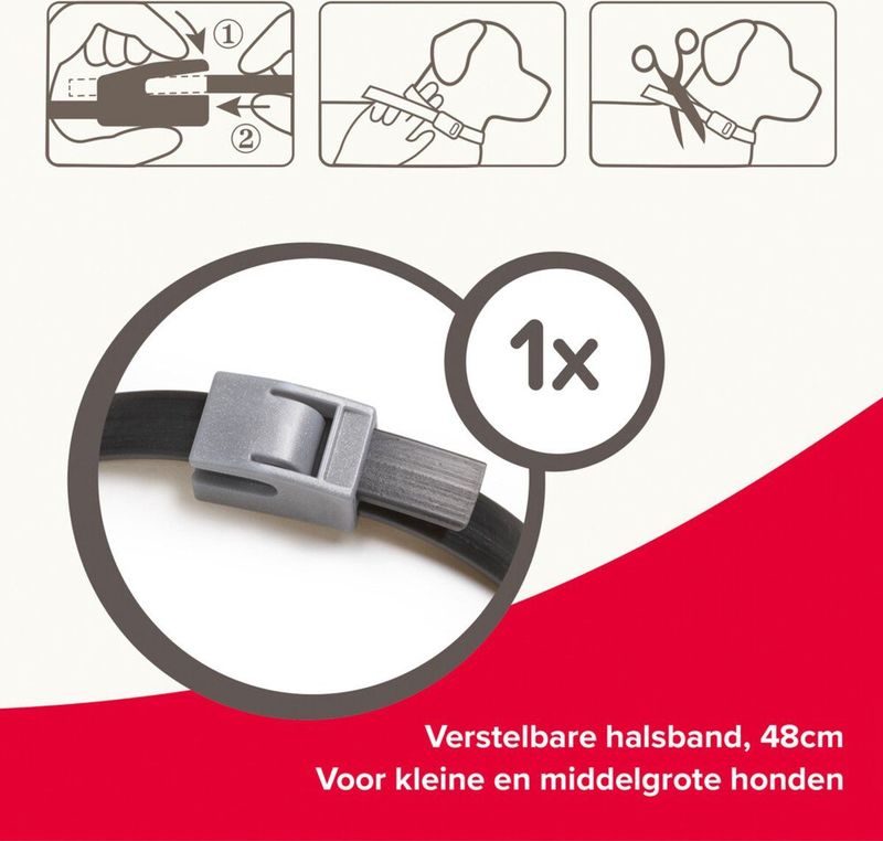 Beaphar Canishield Anti Vlooien en Tekenband Hond S - M 48 cm