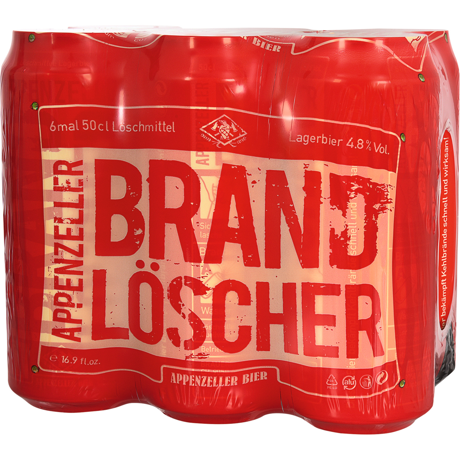 Appenzeller Brand Löscher Bier 6x50cl