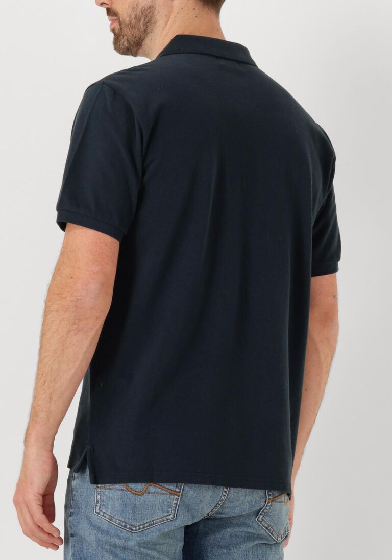 donkerblauwe woolrich polo classic american polo
