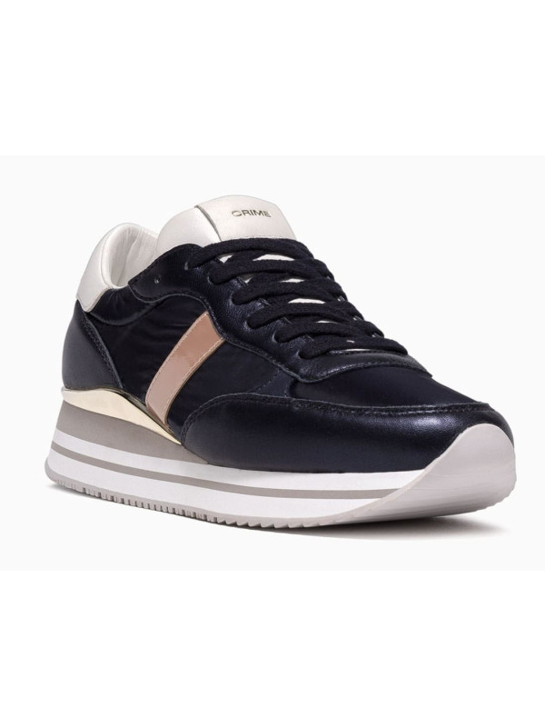Sneakers STRIPE RUNNER Blue - Crime London