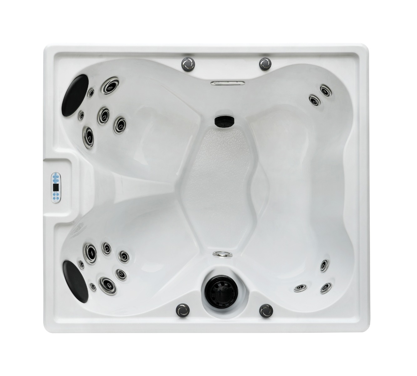 Badstuber Palermo outdoor whirlpool 4-persoons wit