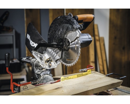 WORX Nitro 20V 216mm WX845.9 snoerloze trek-, verstekzaag, borstelloze motor + GRATIS bonusartikel 20V accu WA3644 (4,0Ah)