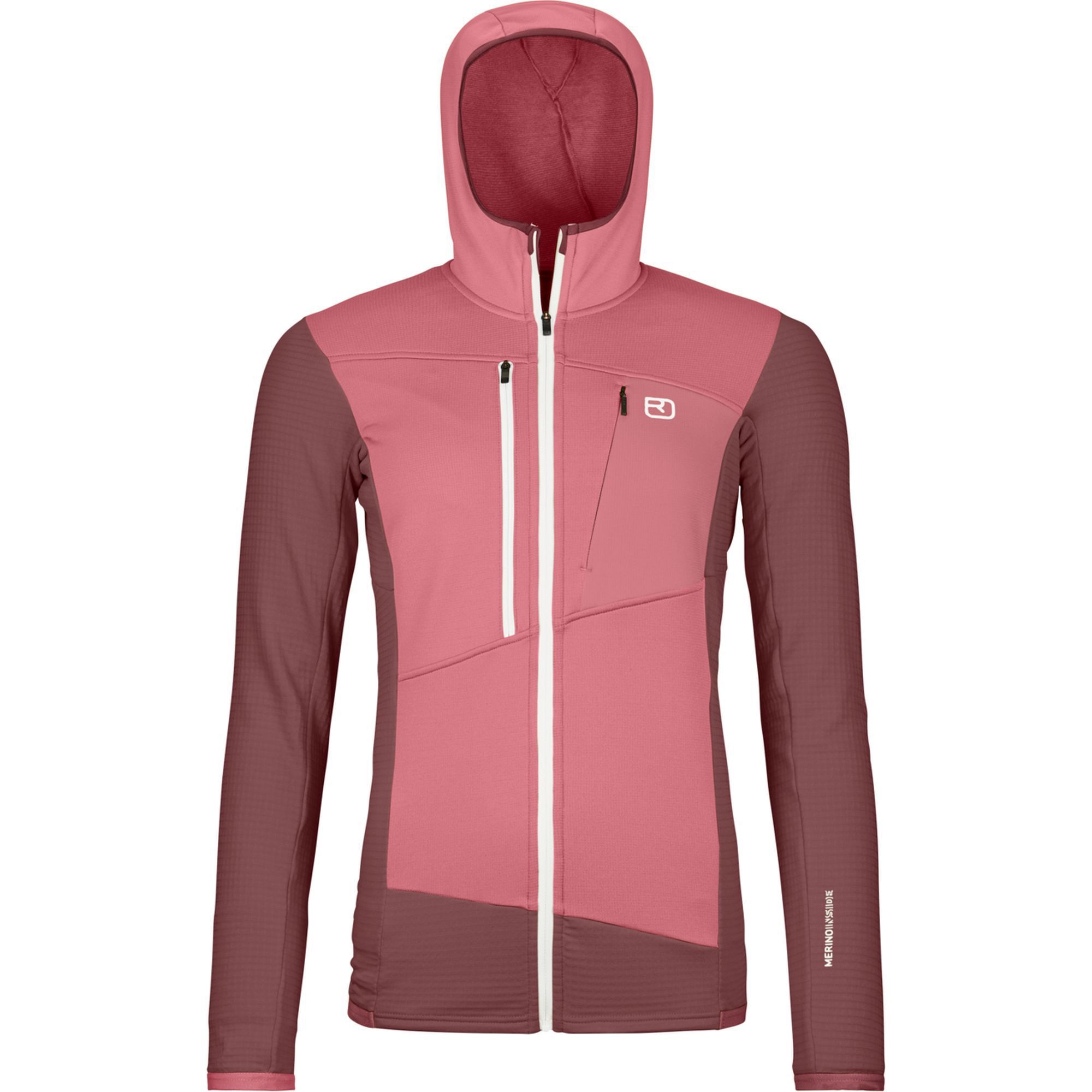 OrtovoxFleece Grid Hoody W