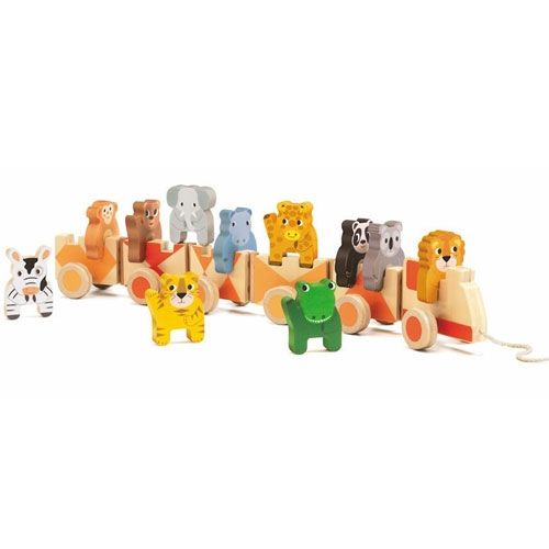 Djeco trekfiguur trainimo - jungle