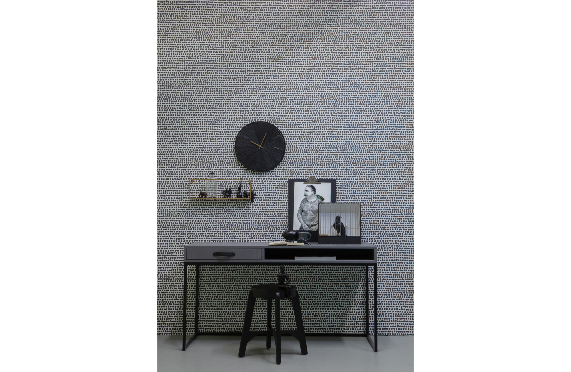 WOOOD bureau Morrius grenen Morris bureau grenen leem [fsc]