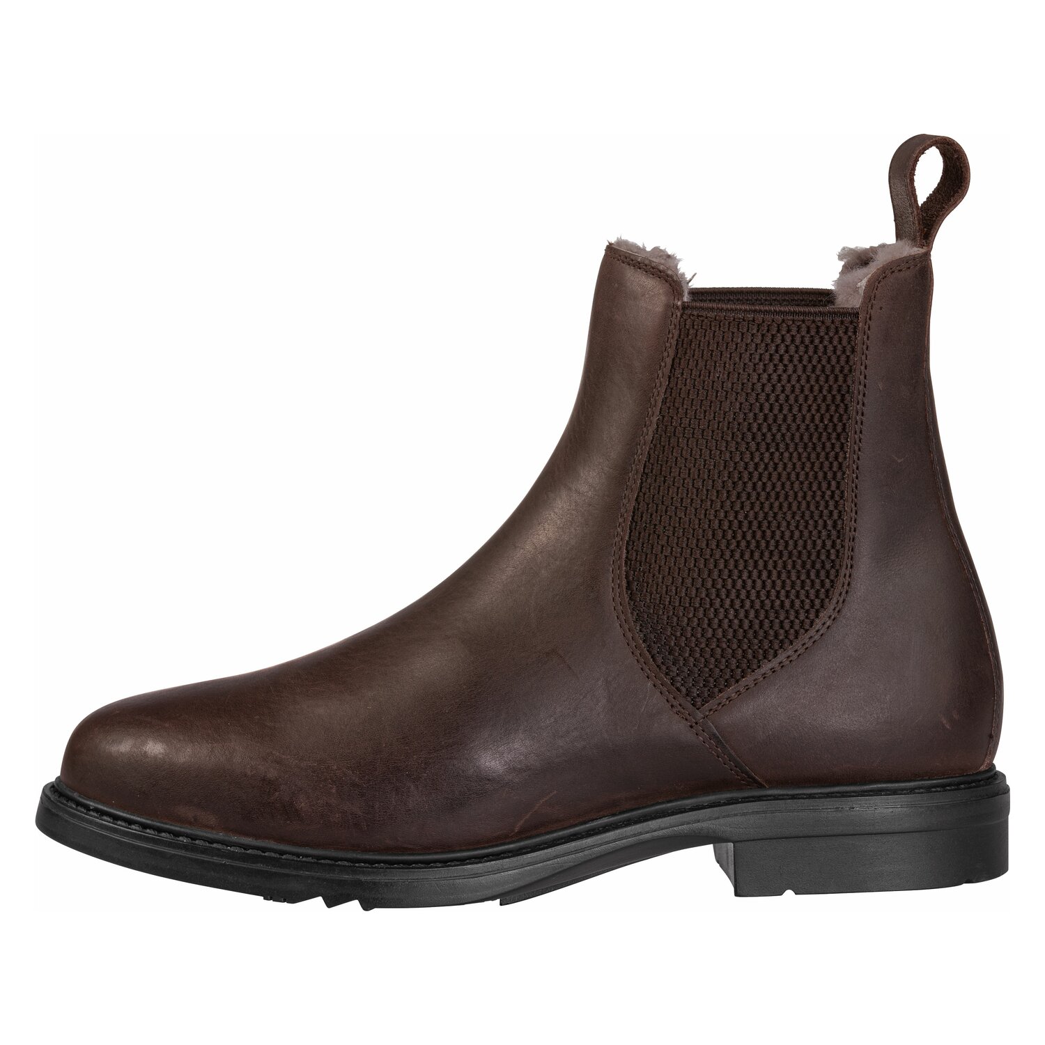 Loesdau Jodhpurstiefel mit Lammfell - braun