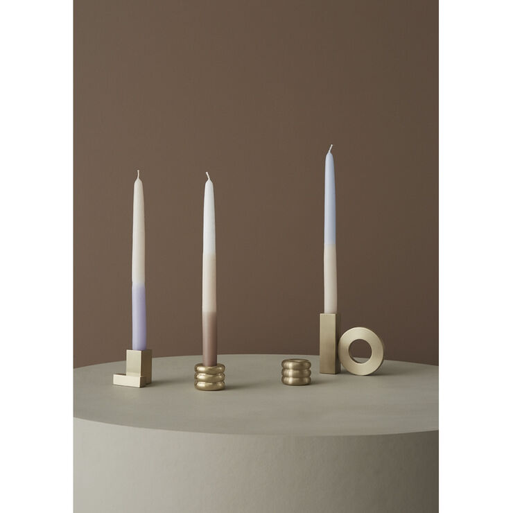 OYOY Living Design Savi Solid Brass Candleholder Brushed brass