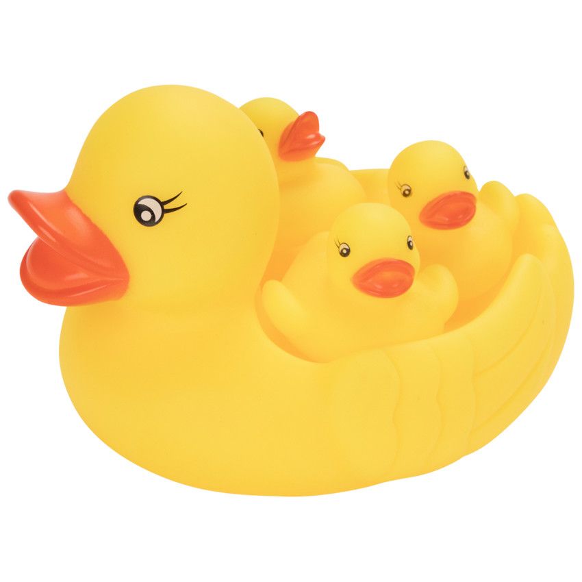 Jouet de bain canards flotteurs - Duck family 2.0 - Ecru